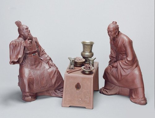 徐秀棠紫砂壶 曹操醉酒论英雄 