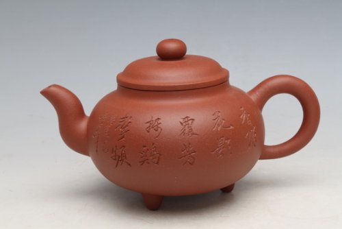 冯小根紫砂壶 柿鼎壶 