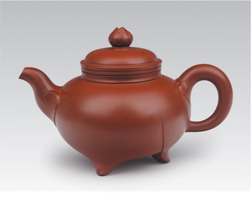 芮国良紫砂壶 三脚如意 