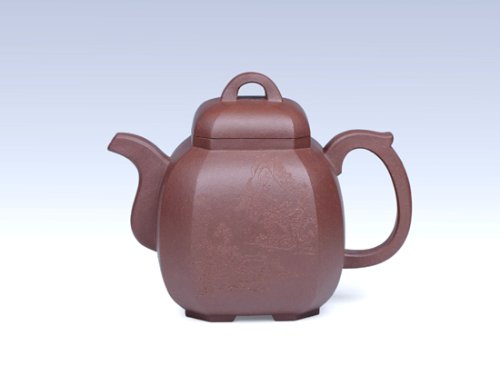 储国峰紫砂壶 福临八方 