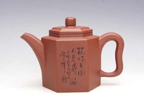 蒋亚萍紫砂壶 六方 泥料：底槽清 