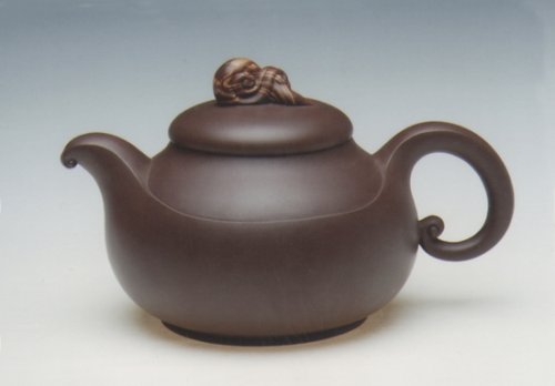 周军明紫砂壶 彩云追月 