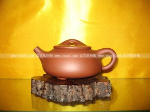 周品鑫紫砂壶 石瓢 