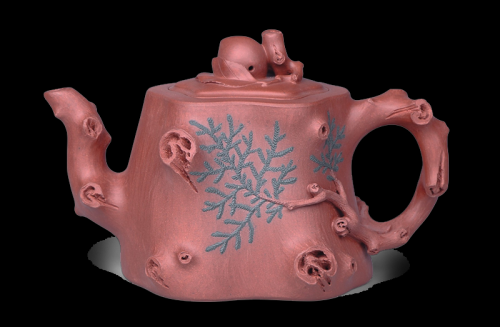 倪顺生紫砂壶 柏寿壶 