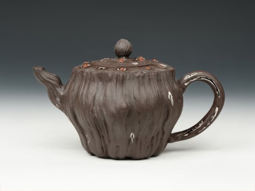 吕伟紫砂壶 枯莲 