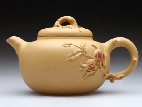 范文云紫砂壶 石榴 