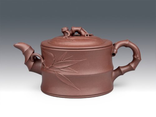 冯盘军紫砂壶 竹段 