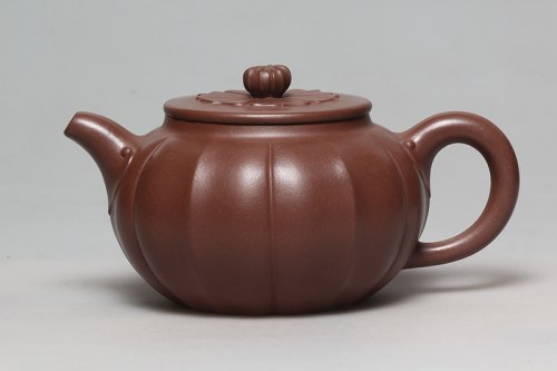 范小中紫砂壶 菊瓣 