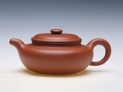 卢伟强紫砂壶 红泥仿古 