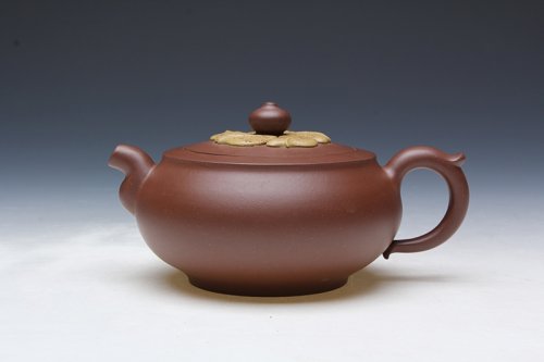 高建中紫砂壶 锦上添花 