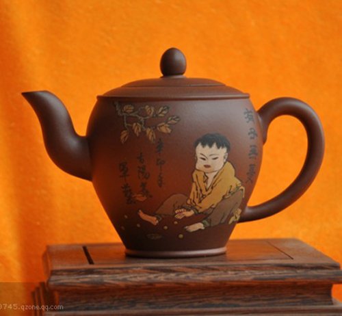 史胜军紫砂壶 高单线 