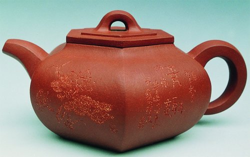 范荷紫砂壶 六六大方 