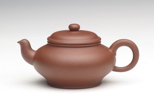 李群紫砂壶 书扁 