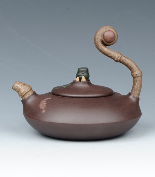 应敏亚紫砂壶 时来运转 