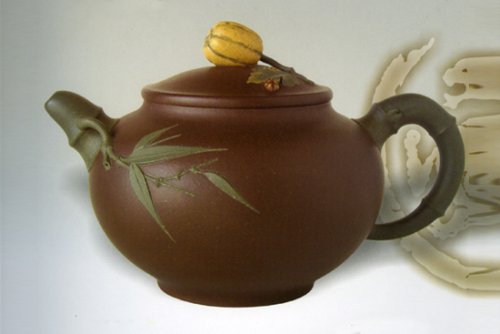 应晓忠紫砂壶 翠竹留香 