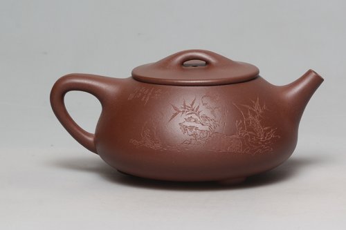 范小中紫砂壶 石瓢 