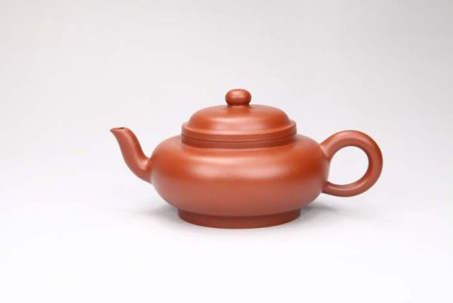 吴春华紫砂壶 盘春 朱泥 