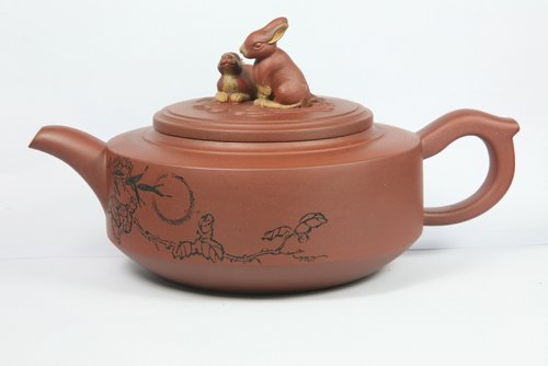 高奋荣紫砂壶 金玉良缘 