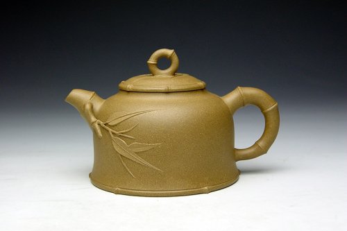 周建英紫砂壶 一枝独秀 