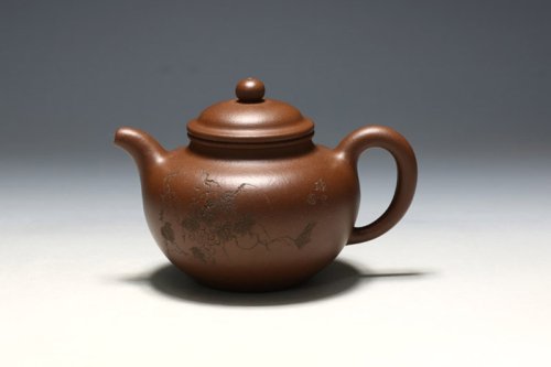 周琦紫砂壶 仿古莲子壶 