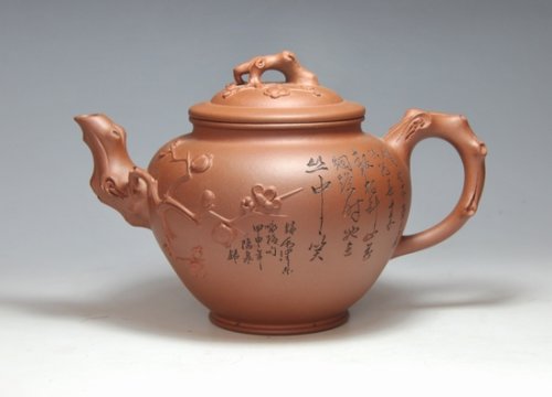 潘孟华紫砂壶 大报春 