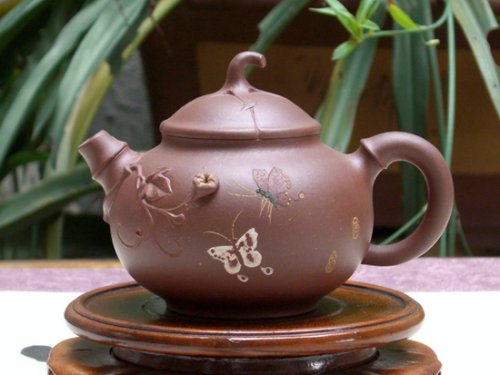 陈珍华紫砂壶 争艳 