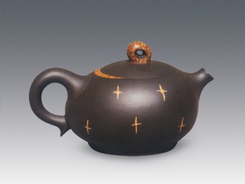 冯盘军紫砂壶 弦月飘香 