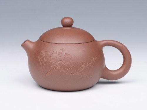 钱红月紫砂壶 西施 