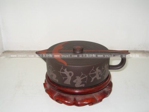 诸葛逸仙紫砂壶 千钧一发（诸葛逸仙，李园林） 