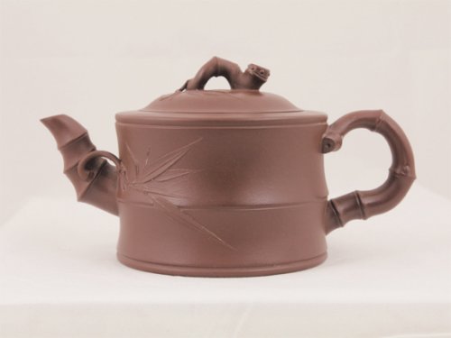 叶洪斌紫砂壶 三节竹段 