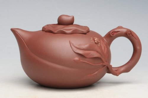 沈梁紫砂壶 寿桃 