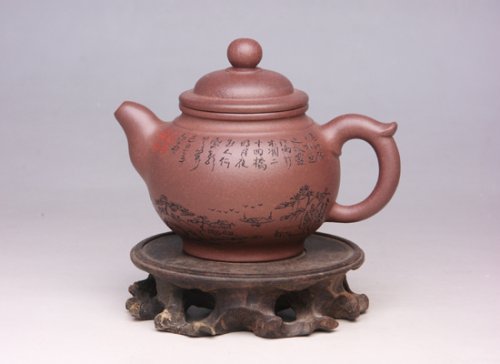 蒋美平紫砂壶 大鸿运 