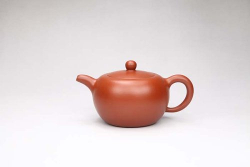 吴春华紫砂壶 圆珠 朱泥 