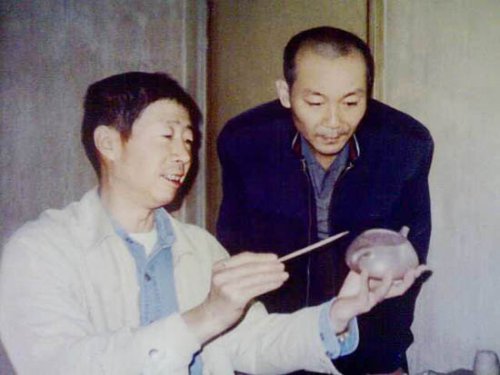张建彬紫砂壶 师傅指点 