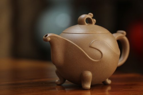 张顺法紫砂壶 浪击 