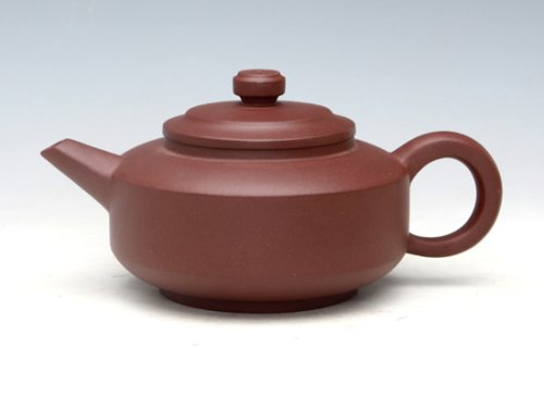 朱新南紫砂壶 汉扁（紫泥）380ML 