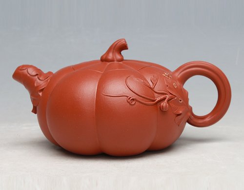 席志紫砂壶 南瓜壶 