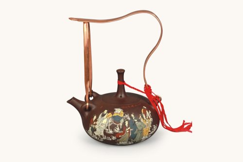 邹杰紫砂壶 智慧提梁 