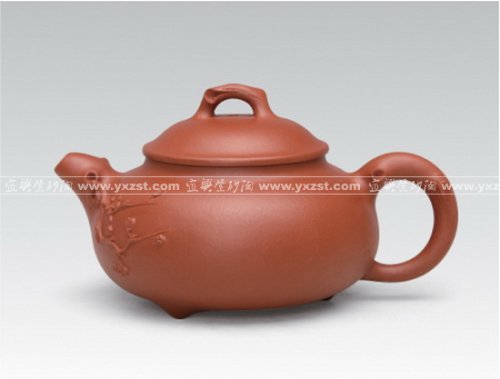 顾美萍紫砂壶 喜上眉梢 