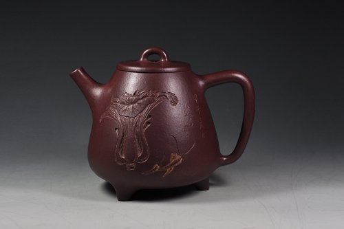 彭耀年紫砂壶 高石瓢壶 