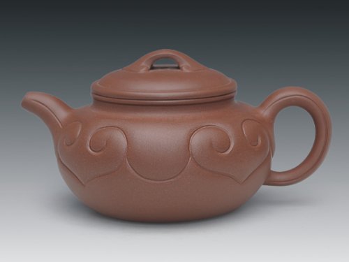罗有财紫砂壶 仿古如意 
