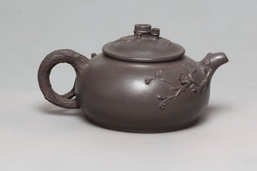 鲁新华紫砂壶 松竹梅 