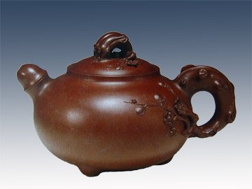 何道洪紫砂壶 梅竹合璧 