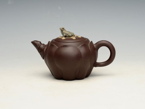 张佩紫砂壶 青蛙莲子    容量：200cc 