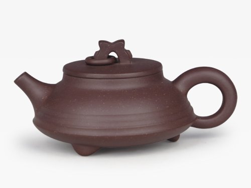 瞿华娣紫砂壶 三足如意 