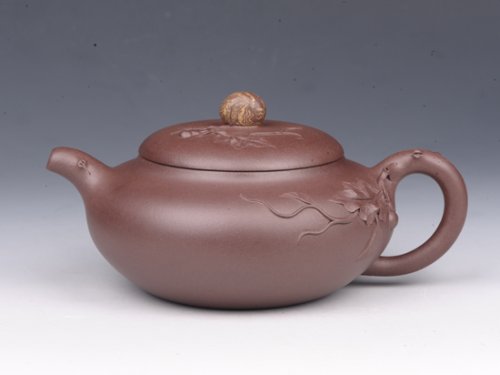 邹健紫砂壶 雨花石 