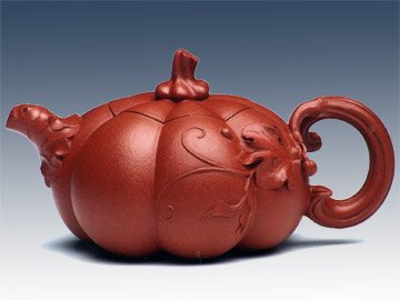 周俊紫砂壶 南瓜 