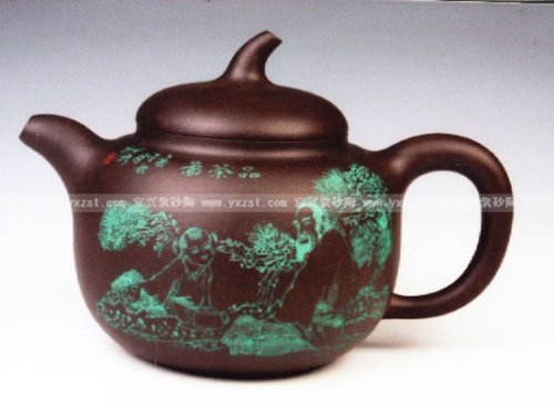 黄玲玲紫砂壶 茄段 