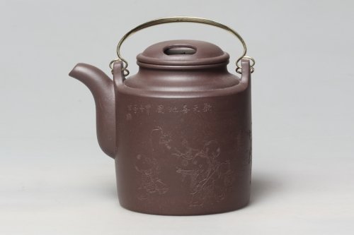 何钟紫砂壶 洋桶 