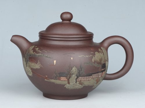 潘雪峰紫砂壶 掇球 